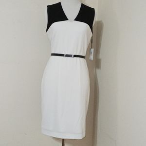 BNWT Calvin Klein Dresses size 2 (Ivory&Black)